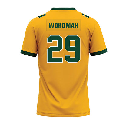 Baylor - NCAA Football : Kris Wokomah - Gold Premium Football Jersey