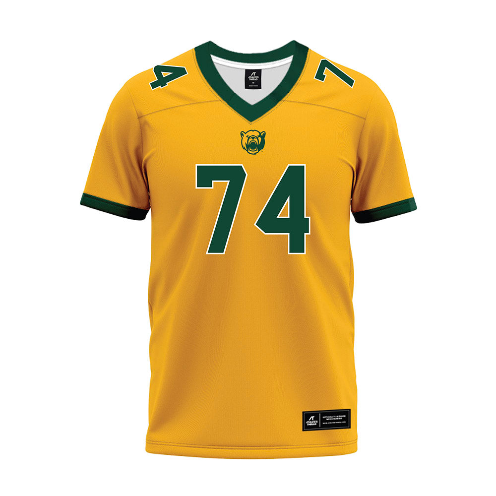 Baylor - NCAA Football : kaden sieracki - Gold Premium Football Jersey