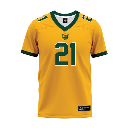 Baylor - NCAA Football : Michael Johnson Jr - Gold Premium Football Jersey-0