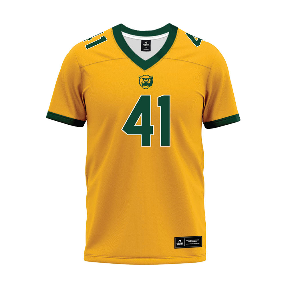 Baylor - NCAA Football : Kaleb Burns - Gold Premium Football Jersey-0