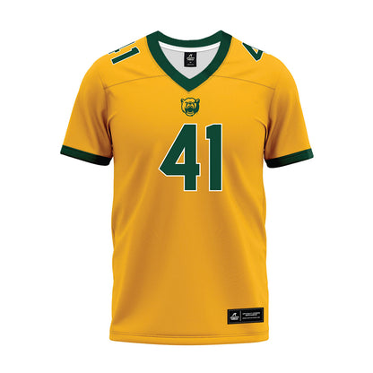 Baylor - NCAA Football : Kaleb Burns - Gold Premium Football Jersey-0