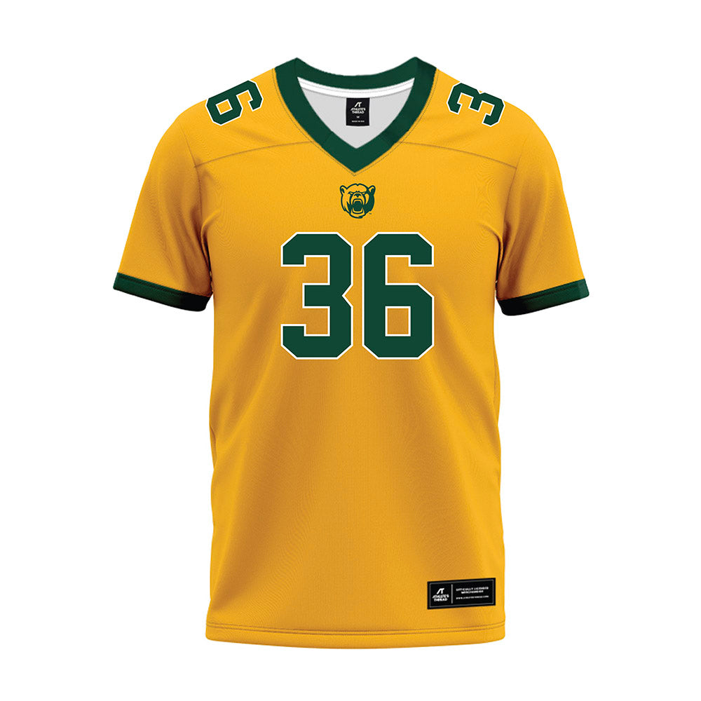 Baylor - NCAA Football : Travion Barnes - Gold Premium Football Jersey-0