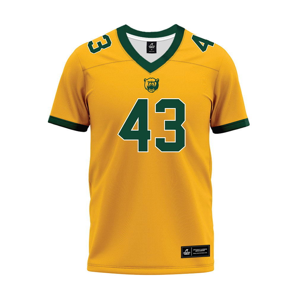 Baylor - NCAA Football : Brody Wilhelm - Gold Premium Football Jersey-0