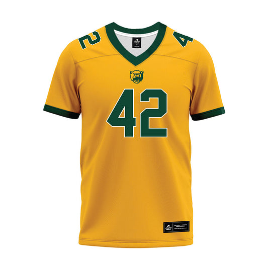 Baylor - NCAA Football : Jeremy Evans - Gold Premium Football Jersey