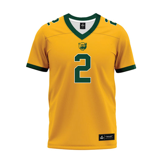 Baylor - NCAA Football : Kole Wilson - Gold Premium Football Jersey-0