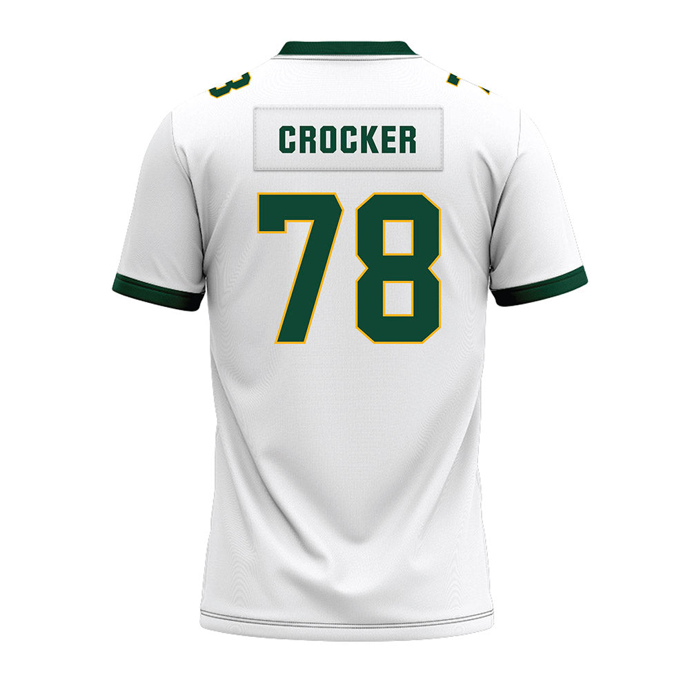 Baylor - NCAA Football : Joseph Crocker - White Premium Football Jersey-1