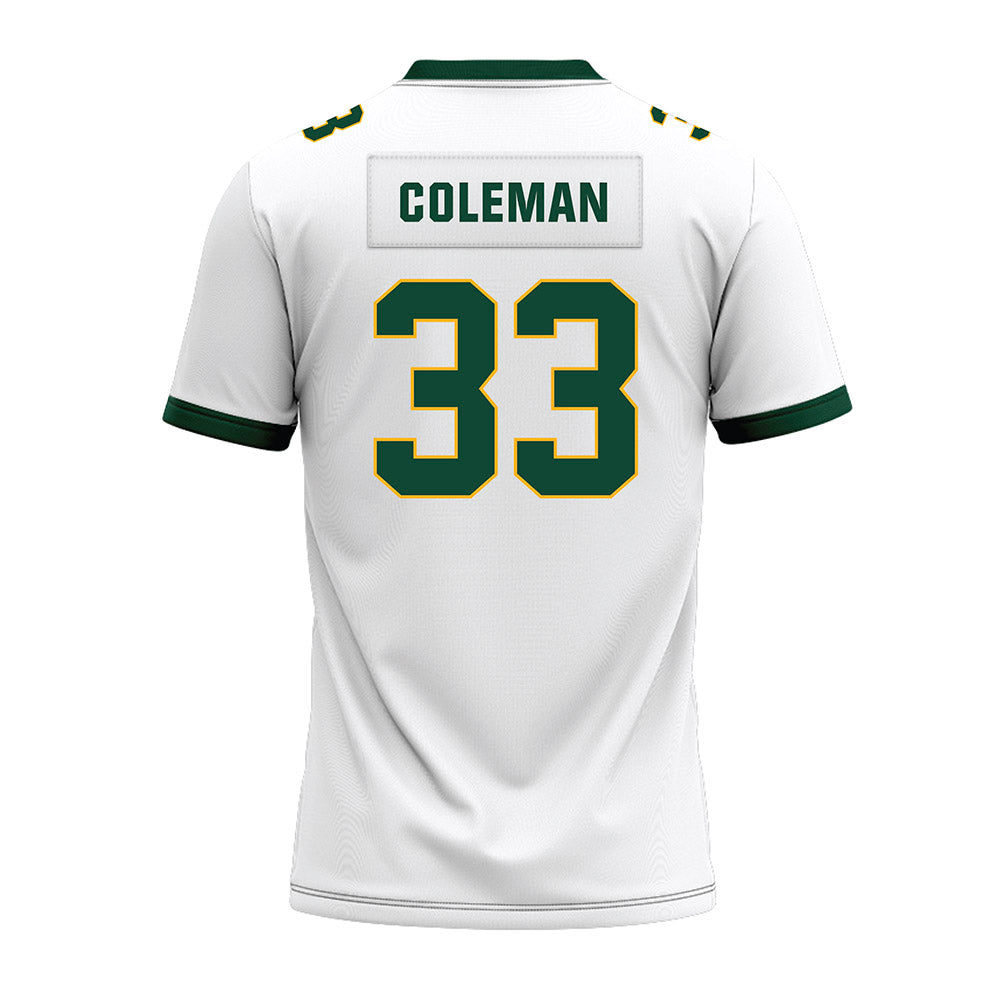 Baylor - NCAA Football : DJ Coleman - White Premium Football Jersey