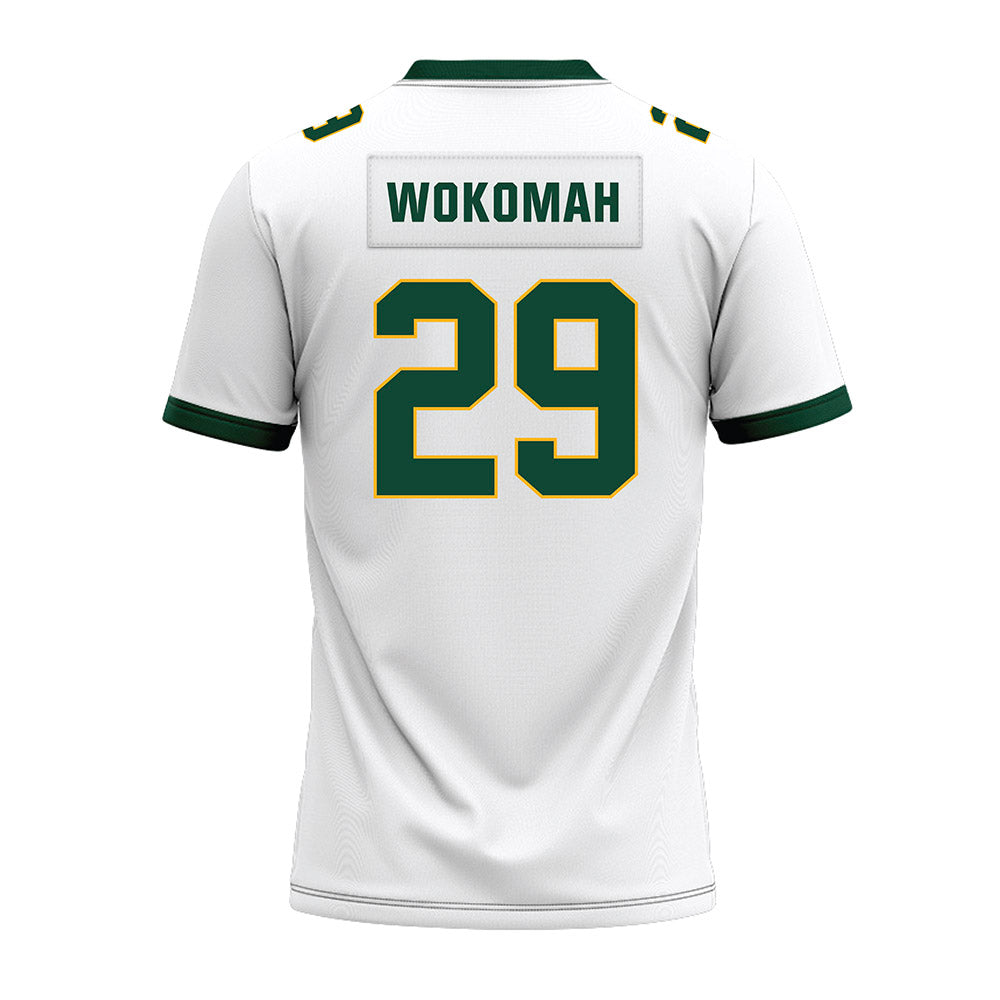 Baylor - NCAA Football : Kris Wokomah - White Premium Football Jersey