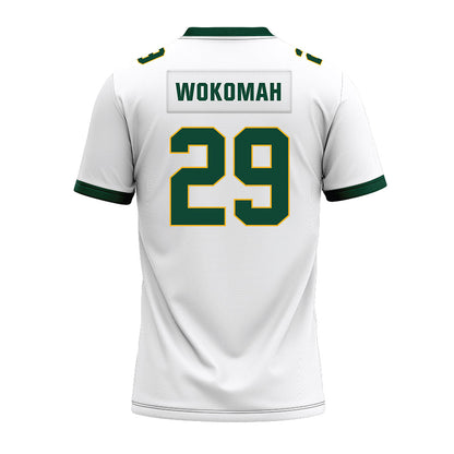 Baylor - NCAA Football : Kris Wokomah - White Premium Football Jersey
