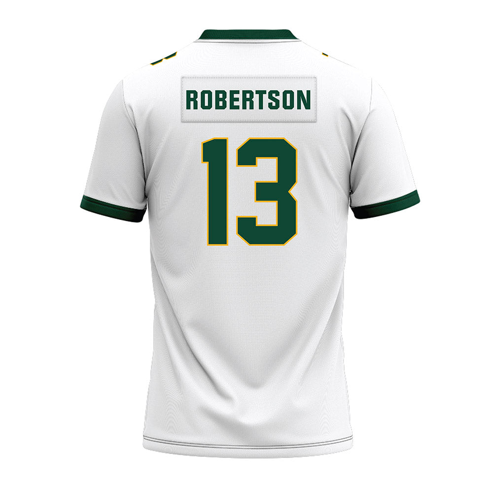 Baylor - NCAA Football : Sawyer Robertson - White Premium Football Jersey