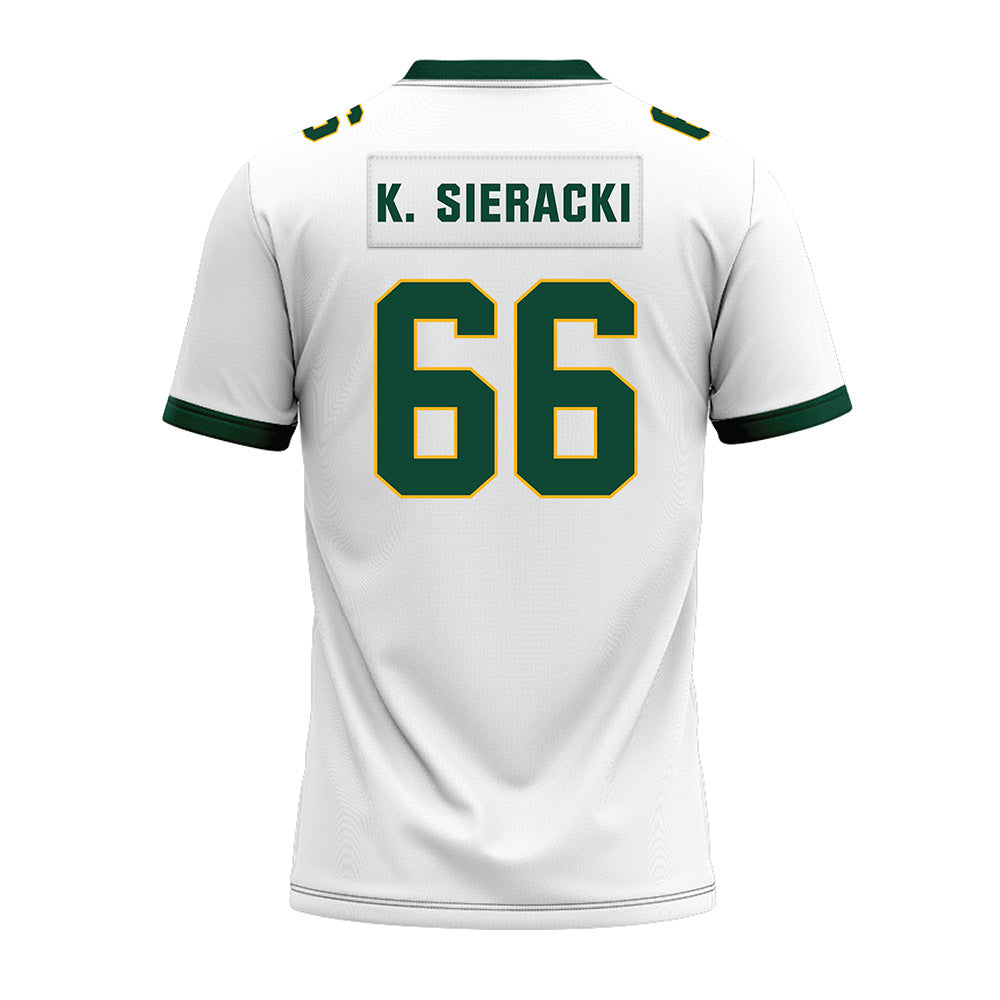 Baylor - NCAA Football : Koltin K. Sieracki - White Premium Football Jersey
