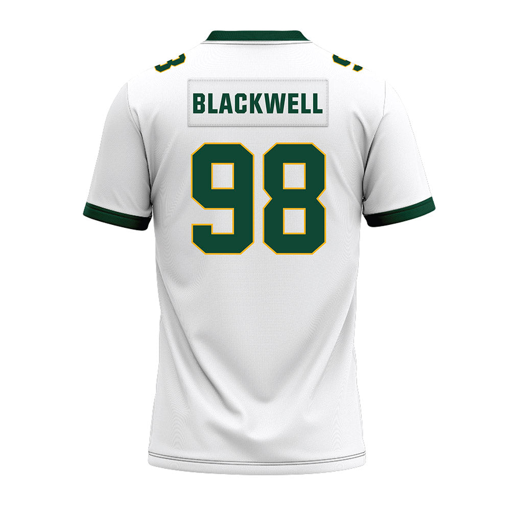 Baylor - NCAA Football : Jackson Blackwell - White Premium Football Jersey-1