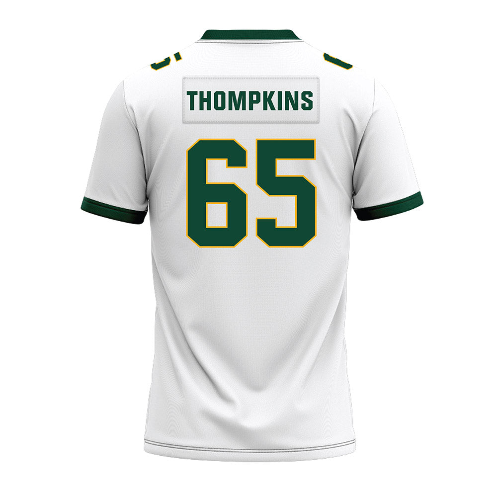Baylor - NCAA Football : Sean Thompkins - White Premium Football Jersey