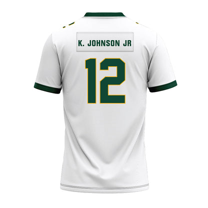 Baylor - NCAA Football : Kelsey K. Johnson JR - White Premium Football Jersey