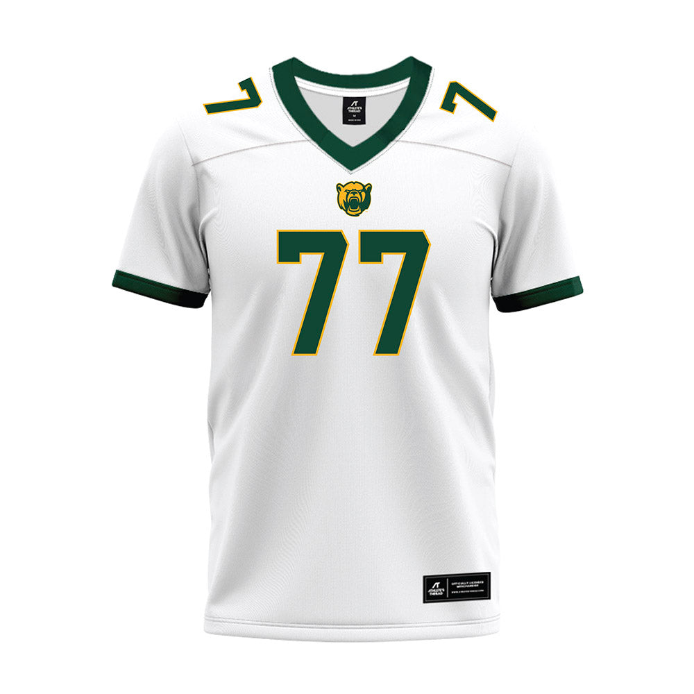 Baylor - NCAA Football : William Thomasson - White Premium Football Jersey