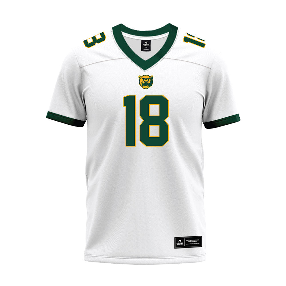 Baylor - NCAA Football : Caldra Williford - White Premium Football Jersey-0