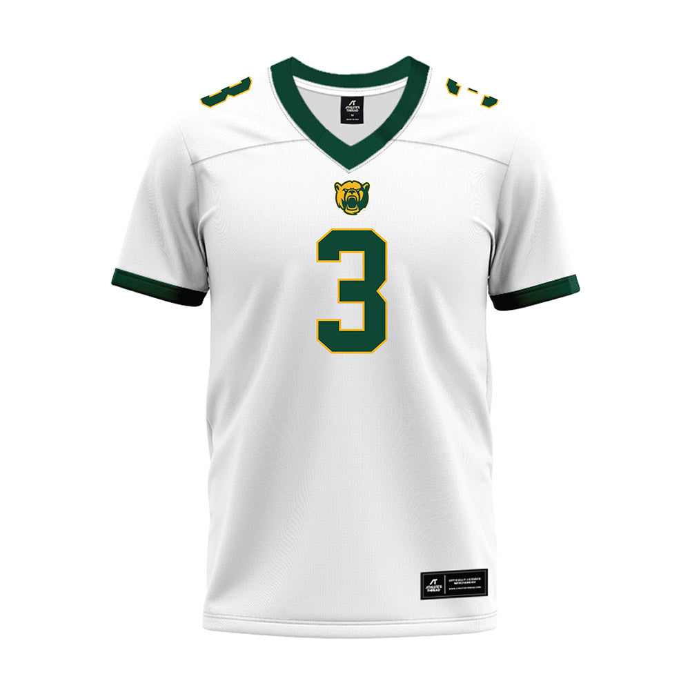 Baylor - NCAA Football : Devyn Bobby - White Premium Football Jersey