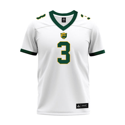 Baylor - NCAA Football : Devyn Bobby - White Premium Football Jersey