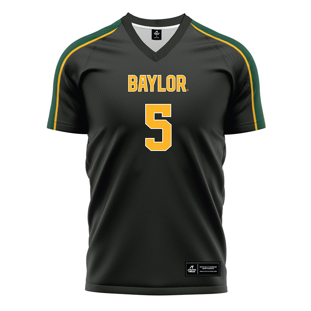Baylor - NCAA Women's Soccer : Lauren Omholt - Anthracite Soccer Jersey-0