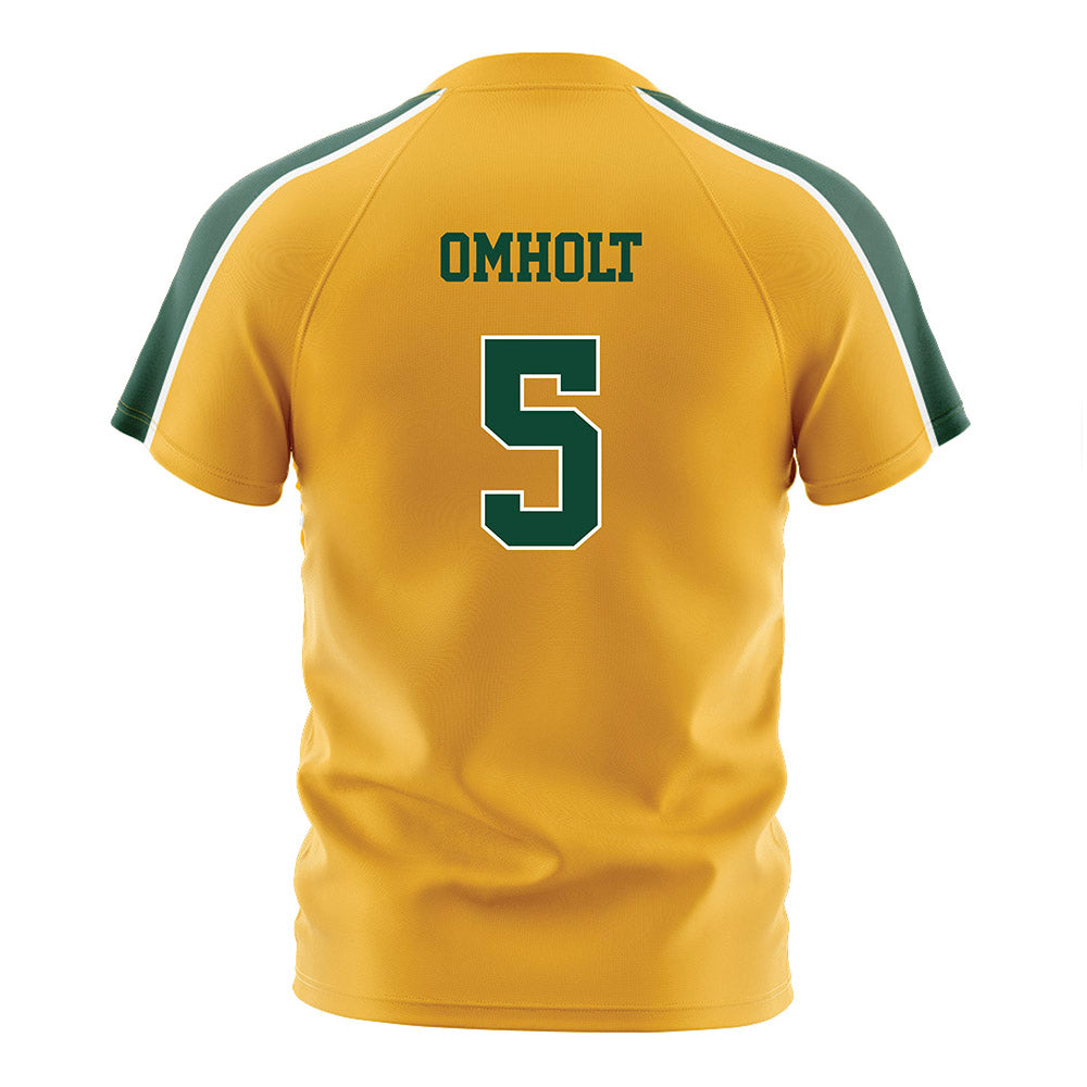 Baylor - NCAA Women's Soccer : Lauren Omholt - Gold Soccer Jersey-1