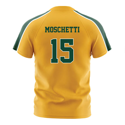 Baylor - NCAA Women's Soccer : Angelina Moschetti - Gold Soccer Jersey-1