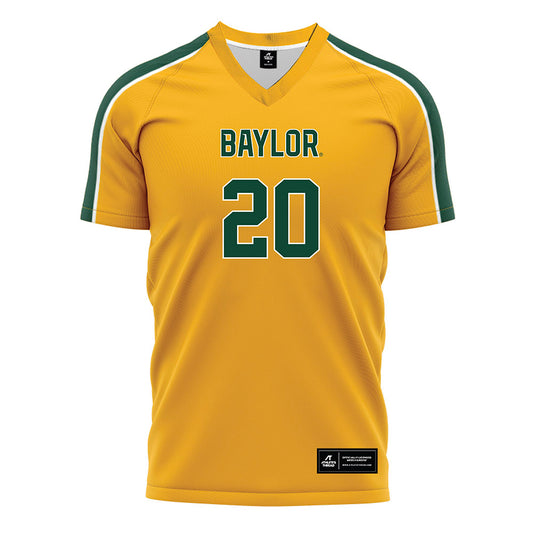 Baylor - NCAA Women's Soccer : Nyela Calnek - Gold Soccer Jersey-0