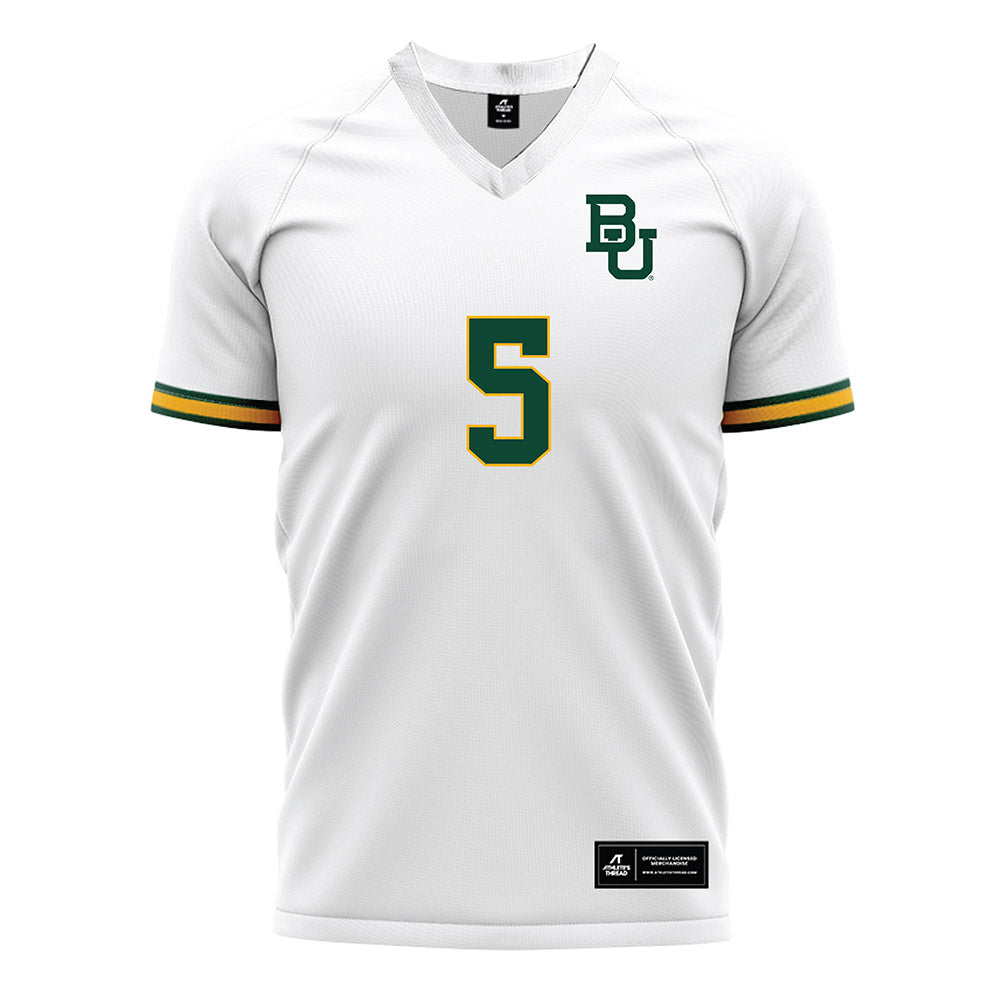 Baylor - NCAA Women's Soccer : Lauren Omholt - White Soccer Jersey-0