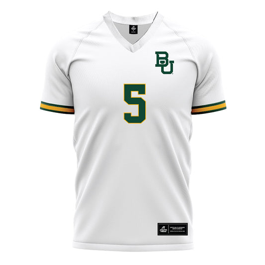 Baylor - NCAA Women's Soccer : Lauren Omholt - White Soccer Jersey-0