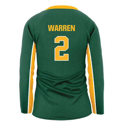 Baylor - NCAA Women's Volleyball : Bailey Warren - Green Volleyball Jersey-1
