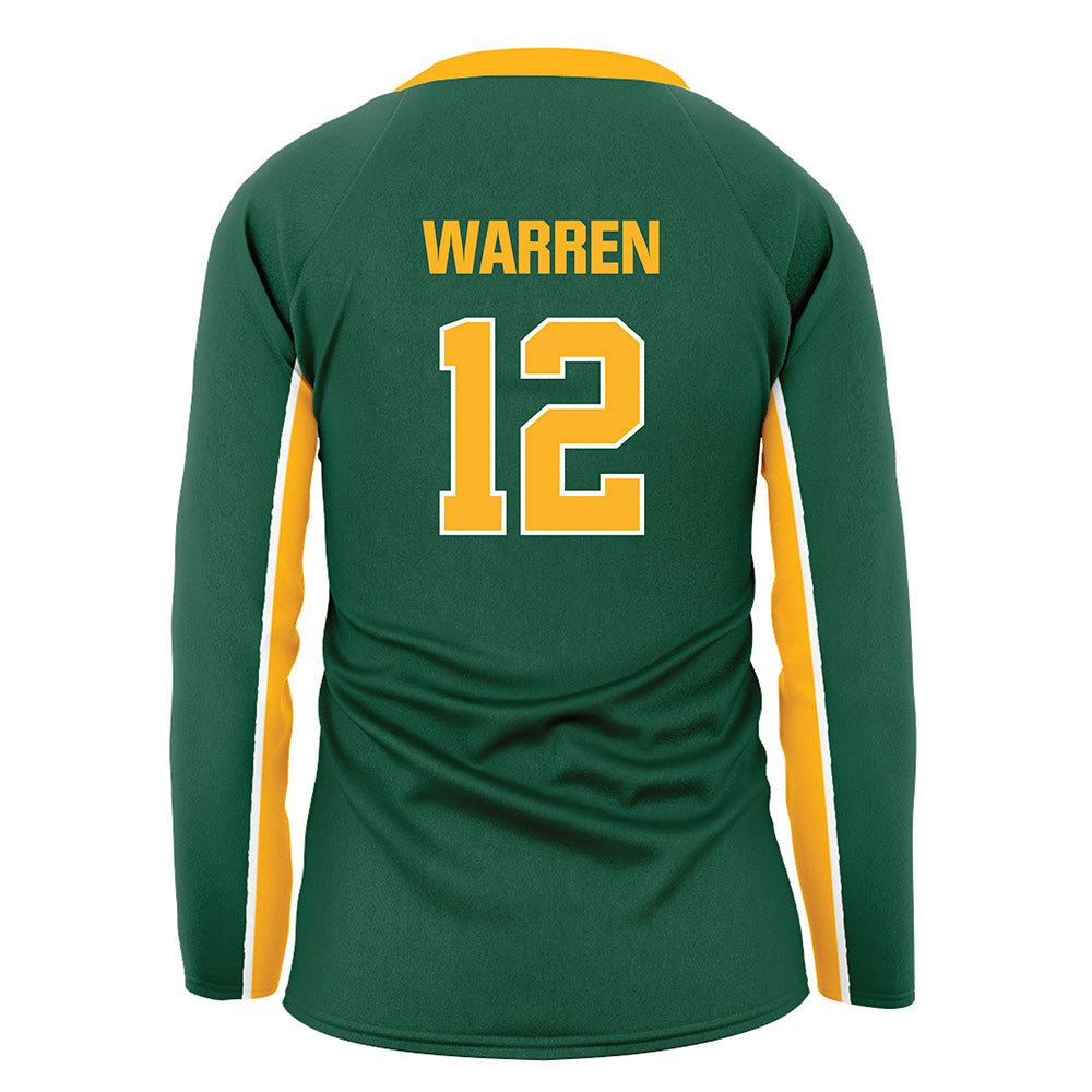 Baylor - NCAA Women's Volleyball : Brielle Warren - Green Volleyball Jersey-1