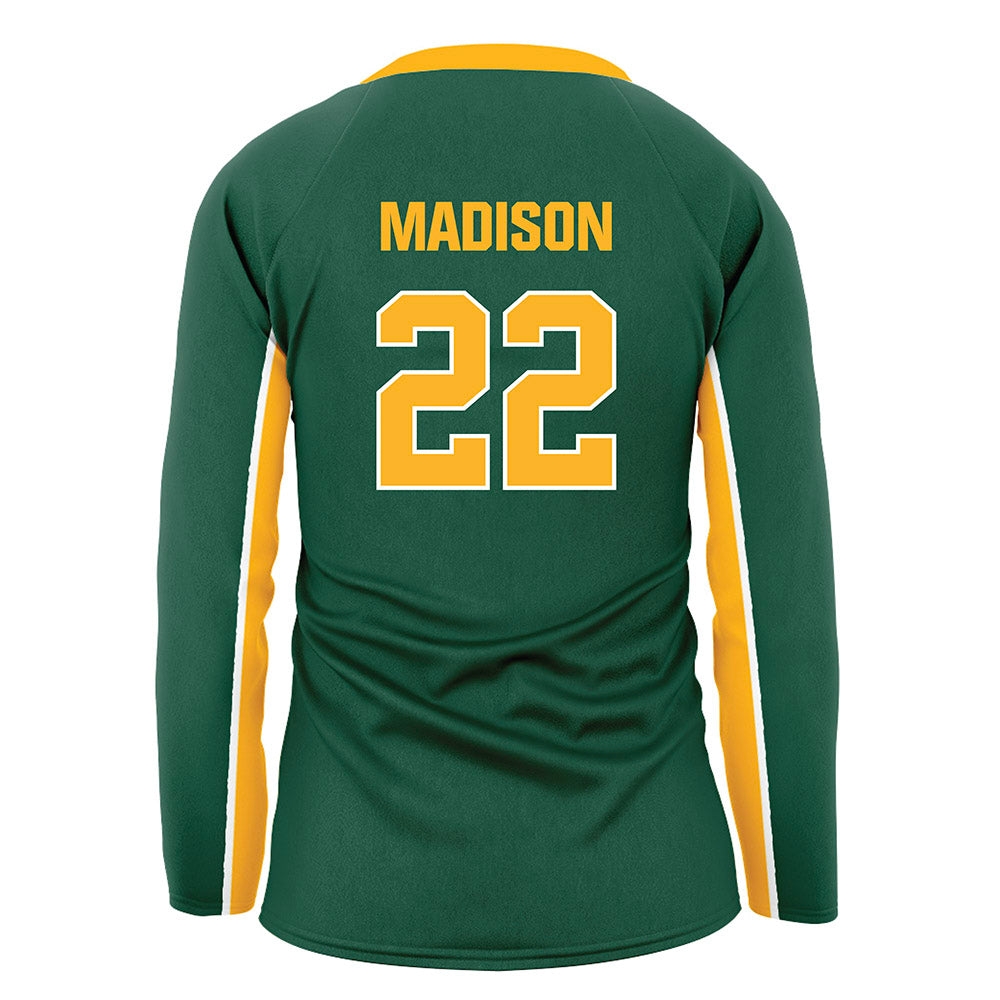 Baylor - NCAA Women's Volleyball : Morgan Madison - Green Volleyball Jersey-1