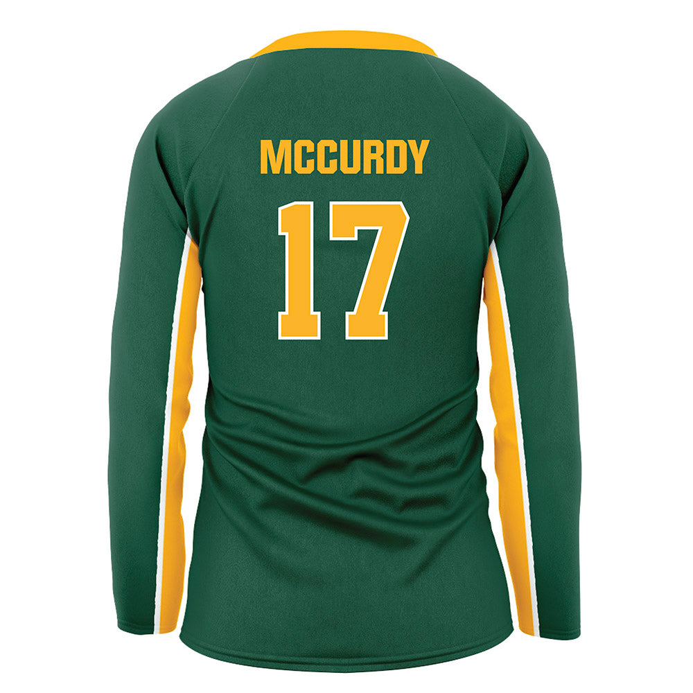 Baylor - NCAA Women's Volleyball : Mary Jane McCurdy - Green Volleyball Jersey-1