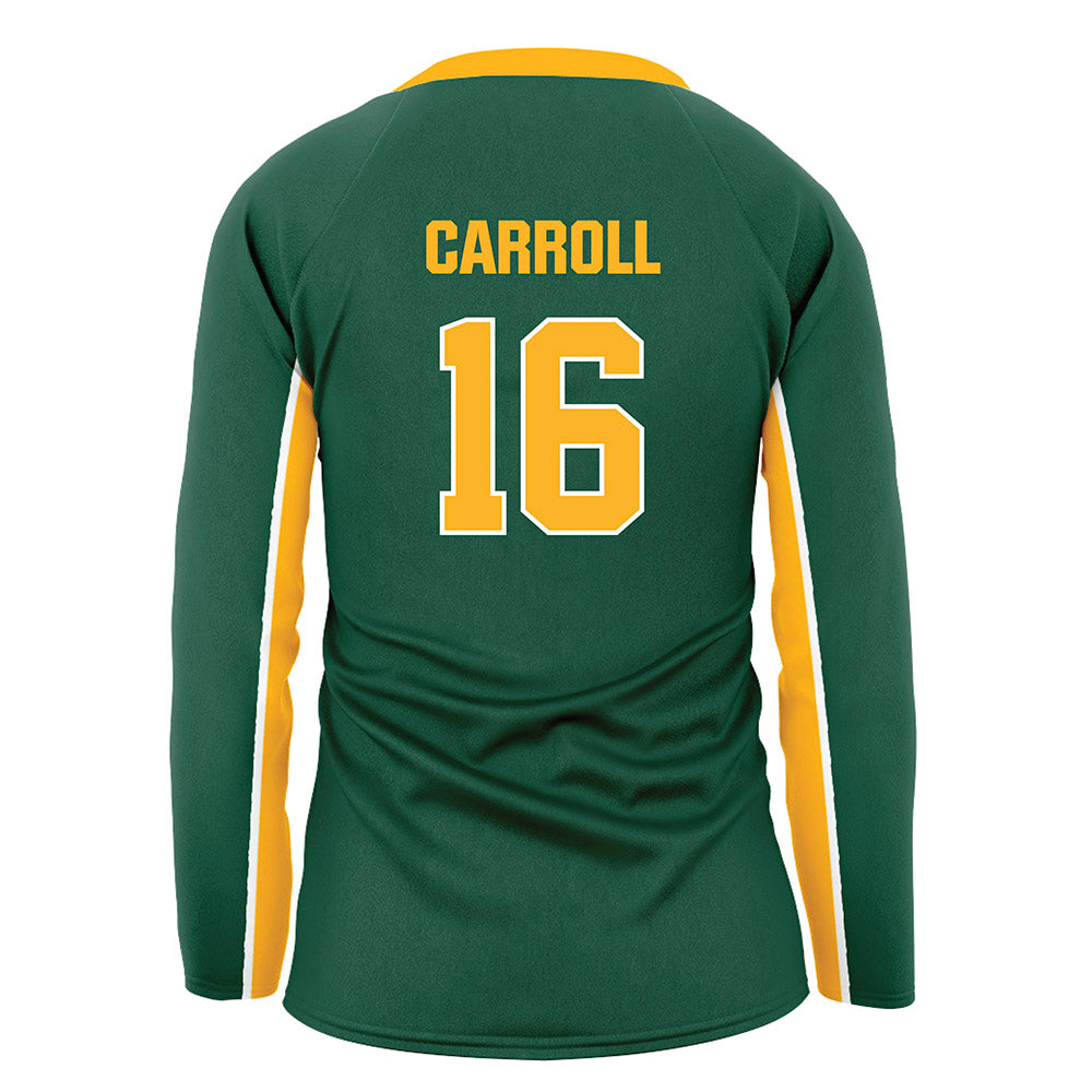 Baylor - NCAA Women's Volleyball : Grace Carroll - Green Volleyball Jersey-1