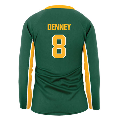 Baylor - NCAA Women's Volleyball : Bri Denney - Green Volleyball Jersey-1