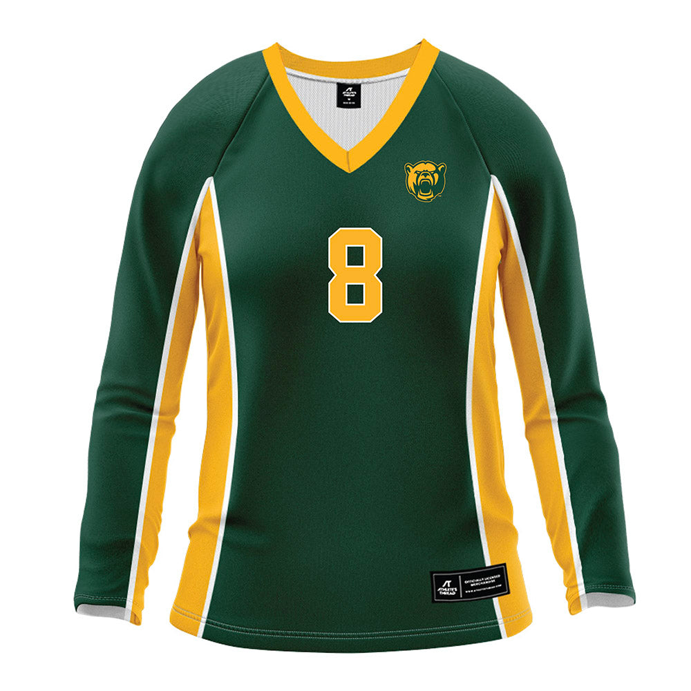 Baylor - NCAA Women's Volleyball : Bri Denney - Green Volleyball Jersey-0