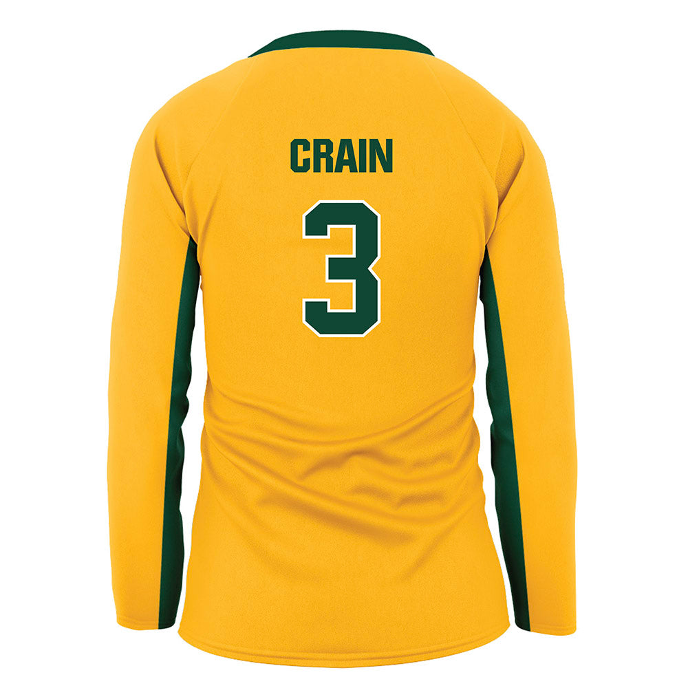 Baylor - NCAA Women's Volleyball : Taylor Crain - Gold Volleyball Jersey