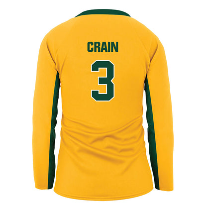 Baylor - NCAA Women's Volleyball : Taylor Crain - Gold Volleyball Jersey