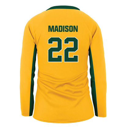Baylor - NCAA Women's Volleyball : Morgan Madison - Gold Volleyball Jersey-1