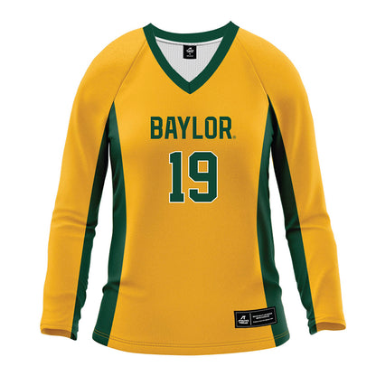 Baylor - NCAA Women's Volleyball : Emelyn Stettin - Gold Volleyball Jersey-0