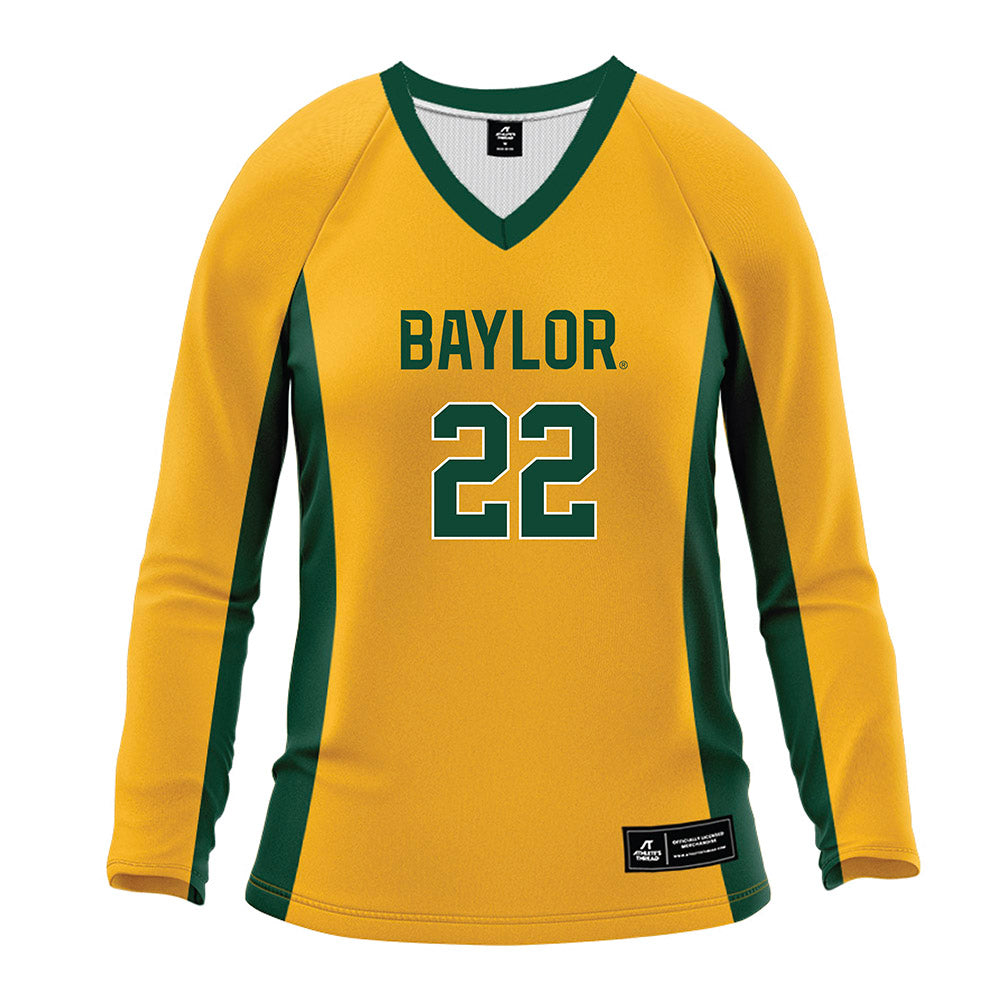 Baylor - NCAA Women's Volleyball : Morgan Madison - Gold Volleyball Jersey-0