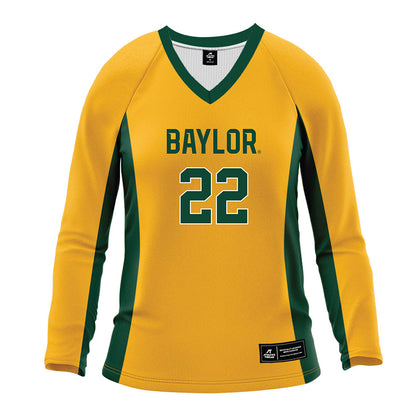 Baylor - NCAA Women's Volleyball : Morgan Madison - Gold Volleyball Jersey-0