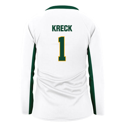 Baylor - NCAA Women's Volleyball : Harley Kreck - White Volleyball Jersey