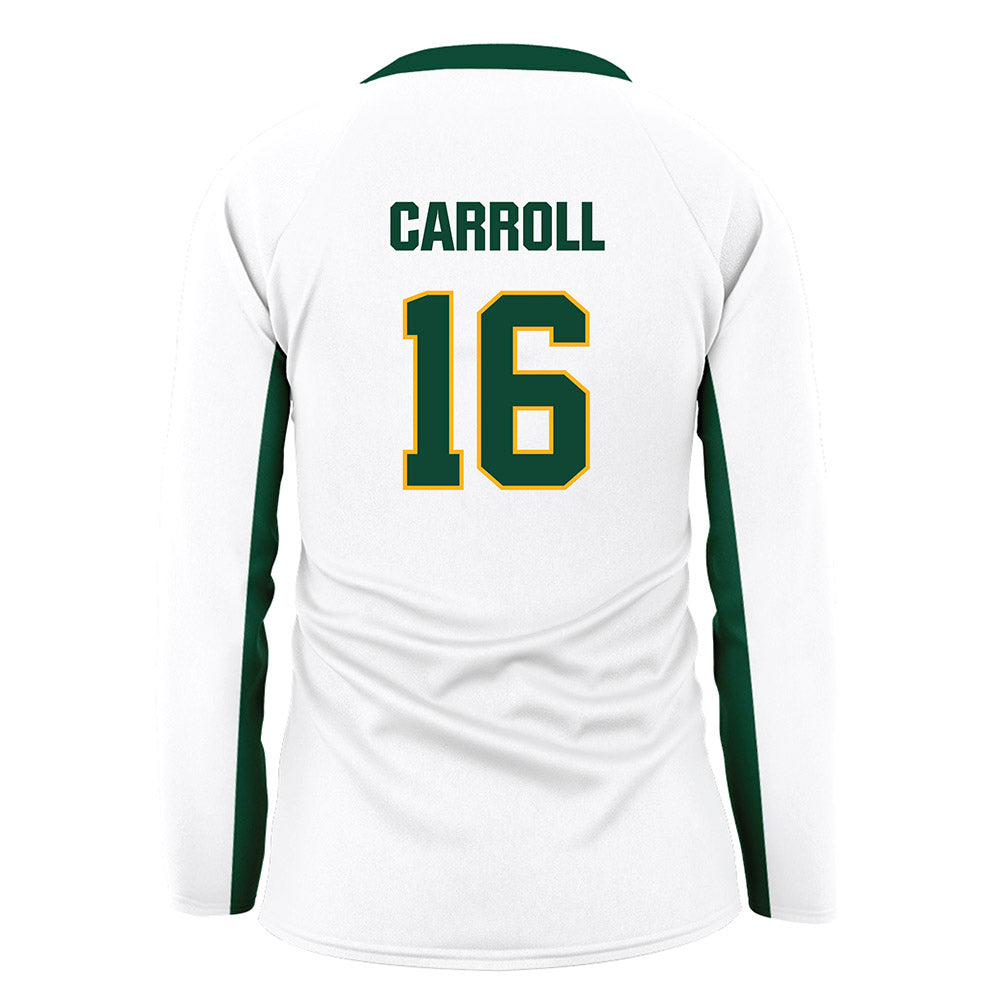 Baylor - NCAA Women's Volleyball : Grace Carroll - White Volleyball Jersey-1