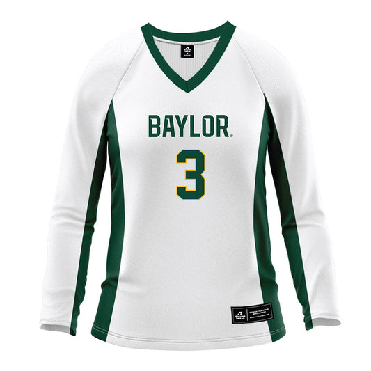 Baylor - NCAA Women's Volleyball : Taylor Crain - White Volleyball Jersey