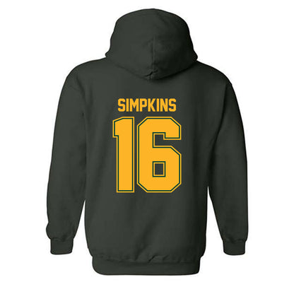 Baylor - NCAA Football : Kendrick Simpkins - Classic Shersey Hooded Sweatshirt