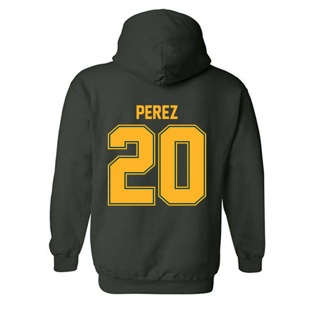 Baylor - NCAA Men's Basketball : Maikcol Perez - Classic Shersey Hooded Sweatshirt-1