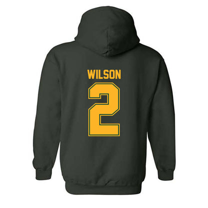 Baylor - NCAA Football : Kole Wilson - Classic Shersey Hooded Sweatshirt-1