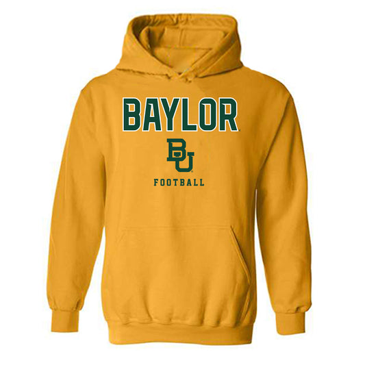 Baylor - NCAA Football : Colin Peacock - Classic Shersey Hooded Sweatshirt-0