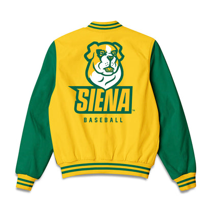 Siena - NCAA Baseball : JT Gunzy - Bomber Jacket