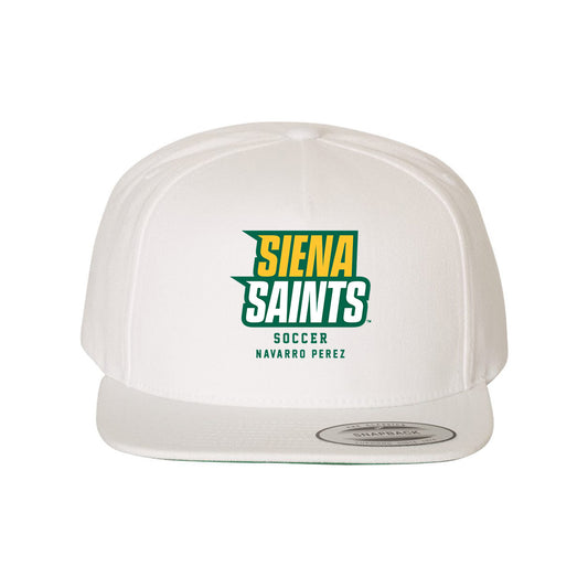 Siena - NCAA Men's Soccer : Mario Navarro Perez - Snapback Hat-0